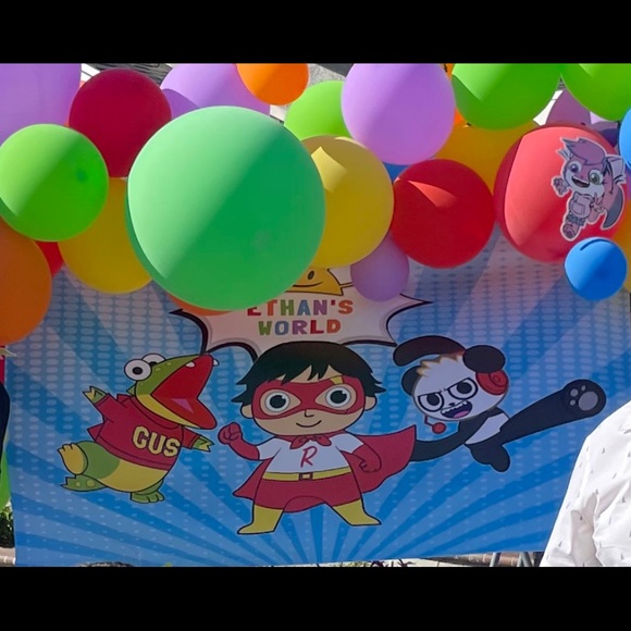 Party Supplies Ryans World Party Backdrop Poshmark